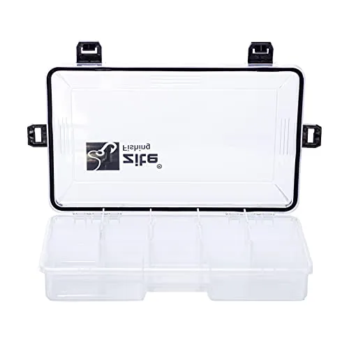 Zite Fishing Tackle-Box Wasserdicht - Kunstköder-Box Angelbox Tacklebox für Angel-Zubehör Hardbaits & Mehr (27x17x5cm)