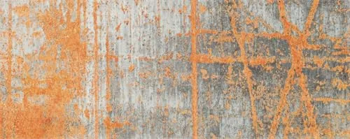 wash+dry by Kleen-Tex Läufer Rustic in orange von wash+dry