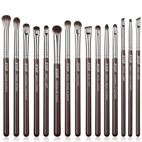 Jessup Professionelles Augenpinsel Set 15tlg Eyeliner Make-up T499