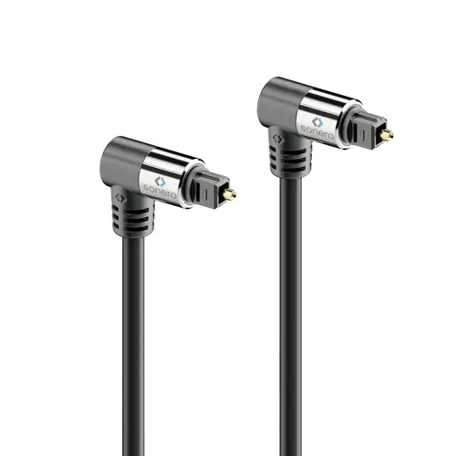 Sonero Optisches Audio Kabel 2x90° 1,5m