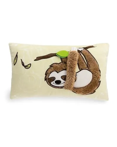 NICI Kissen Faultier Slobby 43x25cm GREEN in braun von NICI