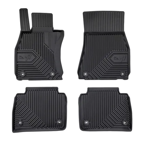 Fußmatten Gummimatten No.77 für Lexus LS IV 2006-2017 - 4-teiliges Fußmattenset aus robustem TPE-Gummi, wasserfest und rutschfest für optimalen Schutz und einfache Installation im Fahrzeug.