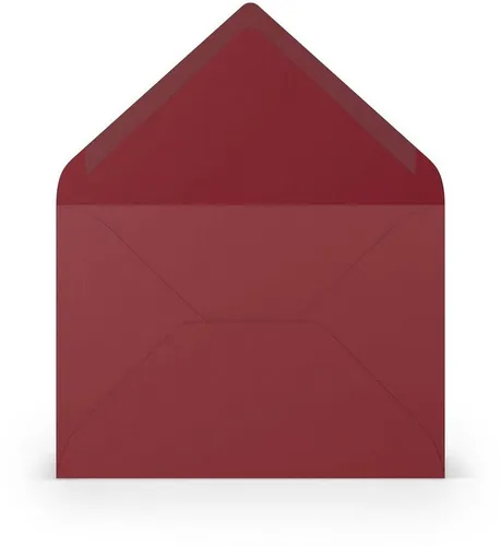 Rössler Briefumschlag Briefumschläge Coloretti VE=5 Stück B6 Rosso