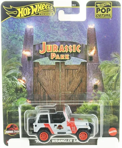 Mattel Hot Wheels Car Jurassic Park Jeep WRANGLER SAHARA JBL59 Auto NEU & OVP !