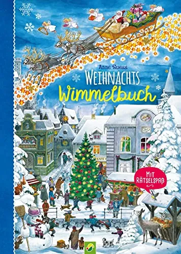 Weihnachtswimmelbuch: Mit Rätselspaß für Kinder ab 2 Jahren (Wimmelbücher)