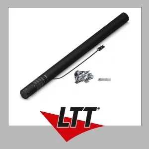 MagicFX Magic FX Elektrische Konfettikanone PRO 80cm - Silber Metallic