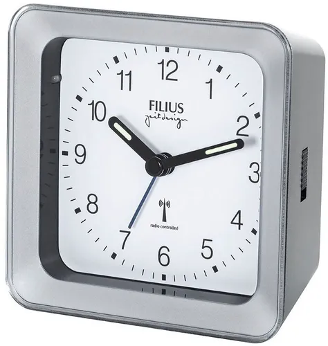 FILIUS zeitdesign Funkwecker in silber von FILIUS zeitdesign