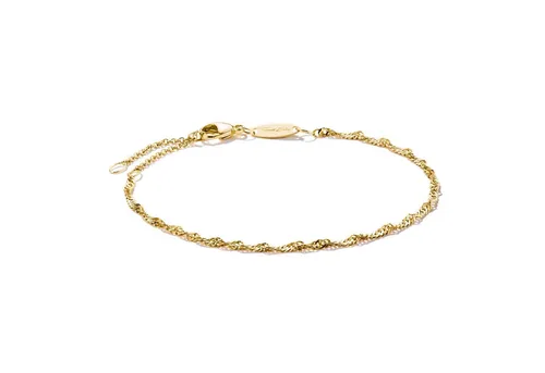 THOMAS SABO Singapur-Armband, Gelbgoldfarben in gold von THOMAS SABO