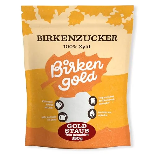 Birkengold Xylit Puderzucker 350 g Beutel von Birkengold