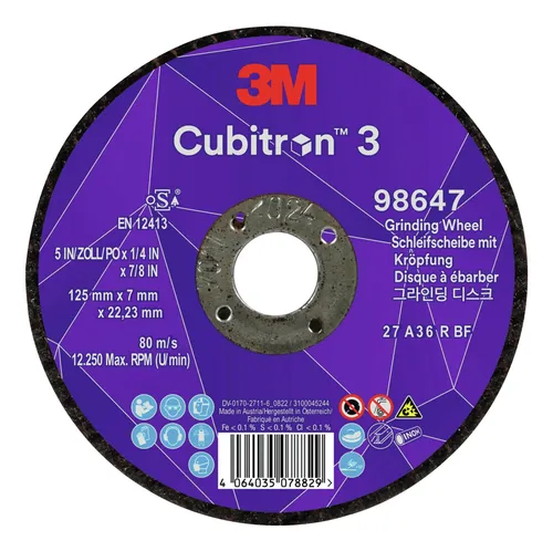 3M Schruppscheibe Cubitron 3125 x 7 mm 36+ - 7100303982