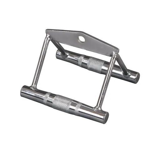 Sport-Thieme Kraftstation V-Griff Parallel- / Rudergriff - Fitness-Stationen, Hochglanzverchromt für Stabilität und gerändelte Griffe für optimalen Halt beim Training.