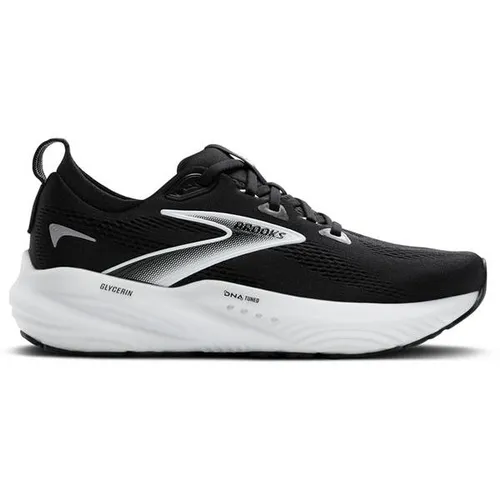 BROOKS Herren Glycerin 22 Sneaker, Black/Grey/White, 43 EU - Laufschuhe mit DNA Tuned-Schaum für optimalen Stoßschutz und bequeme Passform, ideal für Sportler, die Komfort und Leistung schätzen.