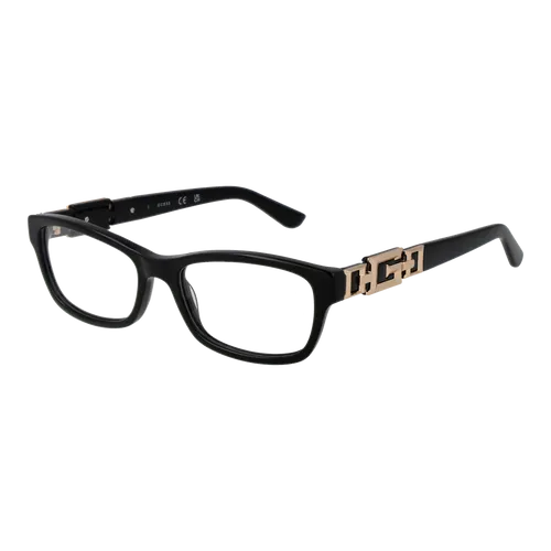 Guess Brillenfassung GU2986 001 51 Damen - Damen Brillenfassung in elegantem Schwarz aus hochwertigem Azetat, ideal für modische Akzente und perfekten Tragekomfort.