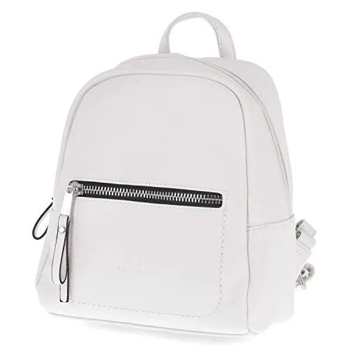 TOM TAILOR Tinna Damen City Rucksack, 8 L Weiß in weiß von Tom Tailor