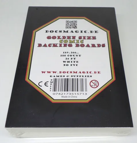 Docsmagic.de  Golden Size Comic Backing Boards - 189 x 266 mm - 24pt White - 100