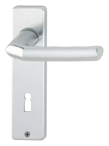 Hoppe Garnitur 1117/202KP F1 8 BB-72 37-42 - Hochwertige Türgarnitur mit Schild, ideal für langlebige Nutzung und elegantes Design in Ihrem Zuhause.