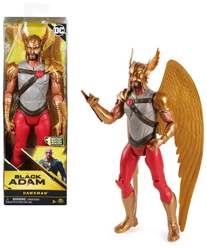 DC Comics Black Adam 30cm Hawkman-Actionfigur mit Flügeln zum Kinofilm