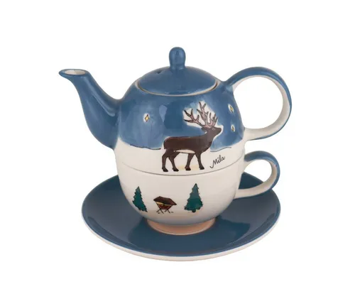 Mila Teekanne Tea for One Rotwild, 0.4 l von Mila