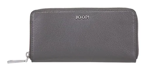 JOOP! Geldbörse Vivace mit RFID-Blocker - Elegante Geldbörse in Darkgrey aus 100% Leder mit RFID-Blocker, ideal für sicheren Alltag. 10 Kreditkartenfächer und 2 Geldscheinfächer bieten optimale Organisation.