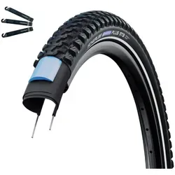 maxxi4you Fahrradreifen Schwalbe Fahrradreifen 1 x Marathon Plus MTB 57-559 inkl. Reifenheber