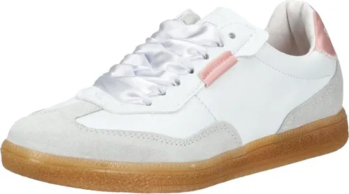 STEVE MADDEN Sneaker Leder/Synthetik in Weiß/Pink - Modischer Sneaker in Größe 36, aus hochwertigem Leder und Synthetik, ideal für einen lässigen Look und höchsten Tragekomfort.