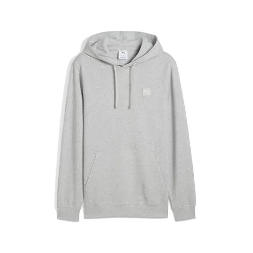 PUMA Herren ESS Elevated Hoodie TR Kapuzenpulli, Light Gray Heather, XL - Herren-Sweatshirts mit bequemem Schnitt und stylischem Design, perfekt für sportliche und lässige Outfits.