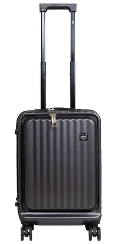 foolonli Handgepäckkoffer Laptop Business Trolley Notebook Koffer ABS Cabin Case 55 cm Anthrazit