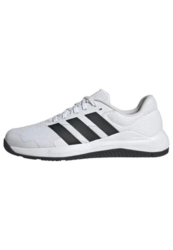 adidas Performance DROPSET BASE-TRAININGSSCHUHE - Trainingsschuh weiß 38 2/3 EU - Volleyballschuhe mit sportlichem Design, ideal für Fitness und Training, ausgestattet mit rutschfester Gummisohle für optimalen Halt.