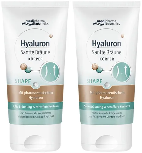 Dr. Theiss Naturwaren GmbH medipharma cosmetics Hyaluron Sanfte Bräune Shape Körperpflege 2 x 150 ml Creme - 2 x 150 ml Creme