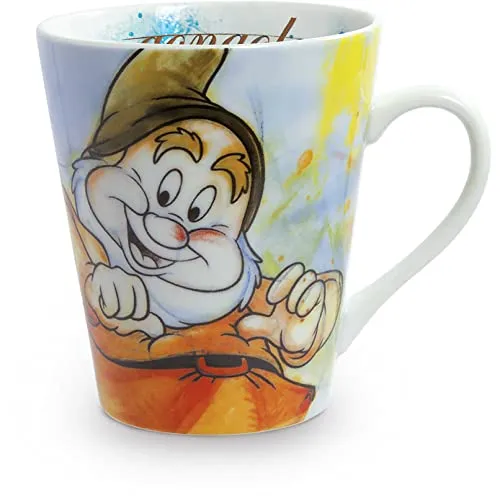 EGAN Disney Porzellan Tasse Die 7 Zwerge ZWERG 'HAPPY' von Egan