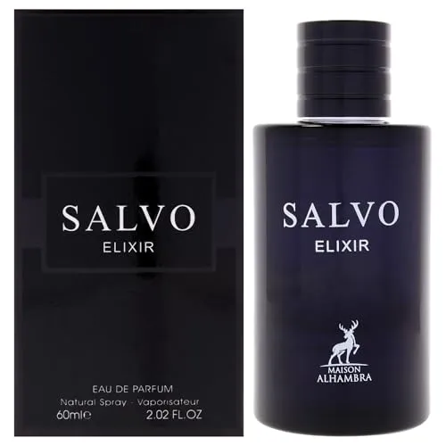 Maison Alhambra Salvo Elixir Eau De Parfum 60 ml - Eau de Parfum mit 60 ml, verführerischer Duft für besondere Anlässe, ideal für Liebhaber feiner Parfums.