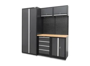 Produktbild Weber Werkstatt Schranksystem Serie 450 8-teilig grau