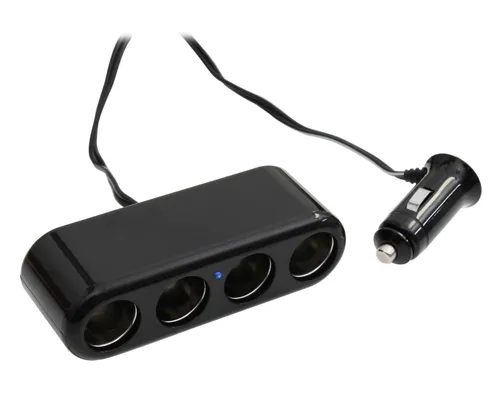 AIV Zigarettenanzünder-Verteiler 4-Fach 5A Steckdosen-Adapter Doppel-Steckdose