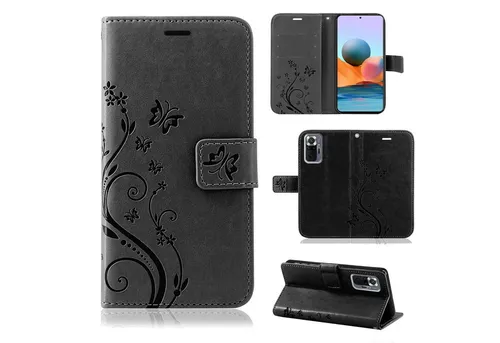 betterfon Handyhülle Handytasche für Xiaomi Redmi Note 10 Pro Klapphülle, Bookstyle-Hülle: Magnetverschluss 3 Kartenfächer & Standfunktion