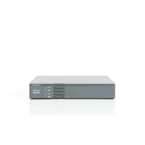 Cisco CISCO866VAE-K9 Router - Integrierter 5-Port-Switch - Kabelgebundener Router mit 10 IPSec VPN-Tunneln, ideal für kleine Unternehmen, bietet hohe Sicherheit und zuverlässige Datenübertragung.