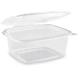 Feinkostbecher (PP) mit Deckel oval klar 500ml [50 St.]