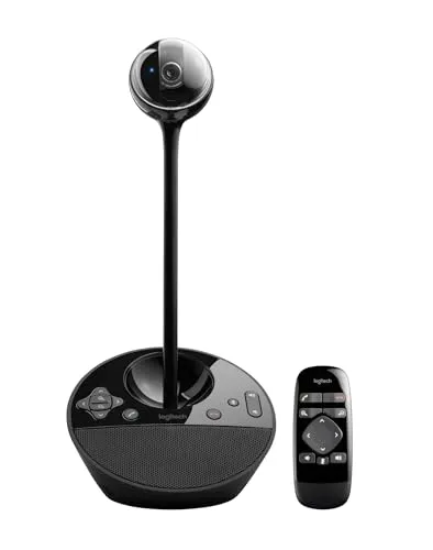 Logitech BCC950 Videokonferenz-Webcam - Webcams: HD 1080p mit motorisierter Kamera und 180° Blickfeld, ideal für kleine Gruppen und Meetings.