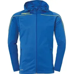 Uhlsport STREAM 23 TRACK HOOD JACKET 140 azurblau/limonengelb