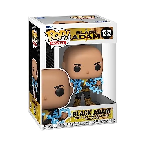 Funko POP! Movies: DC - Black Adam with Lightening Chest - 1/6 Quote Für Seltene Chase-Variantease - Vinyl-Sammelfigur - Geschenkidee - Offizielle Handelswaren - Movies Fans
