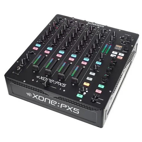 Allen & Heath Xone:PX5 Pro DJ Mixer - Mixer für Profis mit 4+1 Kanälen, integriertem 24bit USB Soundcard und Xcite FX Suite für kreative Effekte. Ideal für DJs, die höchste Klangqualität und Flexibilität suchen.