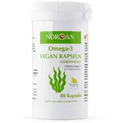 Norsan Omega-3 Vegan Kapseln 80 St