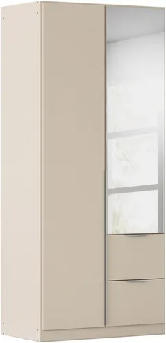 OTTO home Drehtürenschrank Kleiderschrank Schrank Garderobe AGORDO mit Dekor- oder Hochglanzfront (in zwei Griff-Farben, Breiten 91-360 cm) mit Außenschubkästen, in 7 Breiten und 2 Höhen MADE IN GERMANY