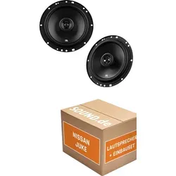 JBL STAGE1 61F Einbaupaket für Nissan Juke (2010-2019) - Komplettlösung für den Einbau von JBL Lautsprechern im Nissan Juke. 16 cm 2-Wege-System mit starkem Klang und einfachem Anschluss dank Adapter. Perfekt für ein verbessertes Klangerlebnis.