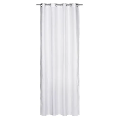 Gözze Ösenschal - Weiß - Polyester - 140 x 245 cm mit Längsstreifen - Eleganter Ösenschal in Weiß aus hochwertigem Polyester, perfekt für stilvolle Fensterdekoration. Die Längsstreifen verleihen jedem Raum eine besondere Note.