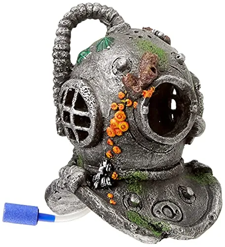 Europet Bernina 234-105740 Decor 'Taucherhelm' mit Ausstroemer 17 cm