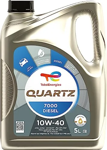 OLIO MOTORE TOTALE 5L QUARZO 7000 DIESEL 10W40 von TotalEnergies