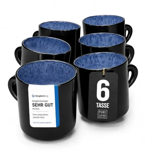 Kaffee- und Teetassen Blau von PURE LIVING INTERIOR DESIGN