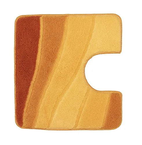 MEUSCH Badematte Ocean - Rutschhemmend & Fußbodenheizungsgeeignet - Badteppich mit Wellen Design und Farbverlauf, 23 mm hoch, waschbar und ideal für ein gemütliches Badezimmer. Perfekt für Komfort und Sicherheit.