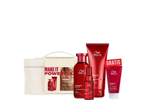 Wella Professionals Ultimate Repair Geschenkset - Shampoo, Conditioner & Miracle Hair Rescue - Hochwertiges Wella Professionals Geschenkset mit Shampoo 250 ml, Conditioner 200 ml und Miracle Hair Rescue 30 ml. Repariert und stärkt das Haar für alle Haartypen.