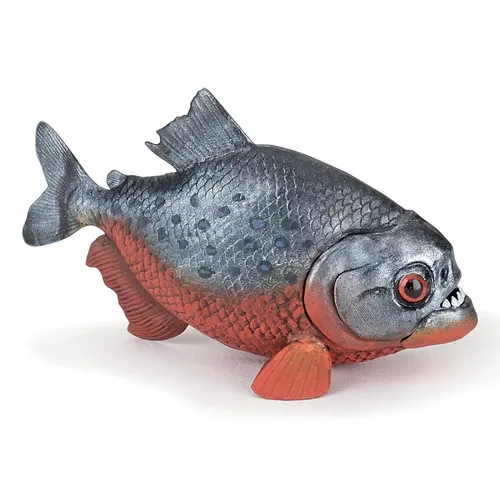 Papo Piranha - Wild Animal Kingdom Figur, handbemalt und ideal für kreative Kinder ab 3 Jahren